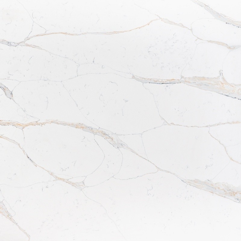 Calacatta Gold Details Very Good Quartz Surface 2/3 Cm Bathroom Vanity Flexural Strength 40-70