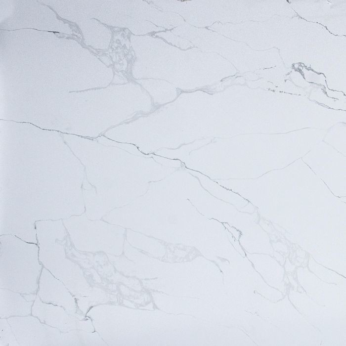 Quartz Slab Strong Resistance To Acid And Alkali Corrosion White Calacatta Quartz