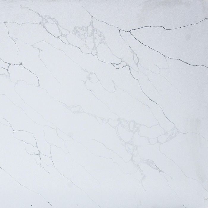 Quartz Slab Strong Resistance To Acid And Alkali Corrosion White Calacatta Quartz