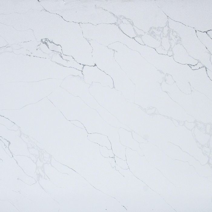 Quartz Slab Strong Resistance To Acid And Alkali Corrosion White Calacatta Quartz