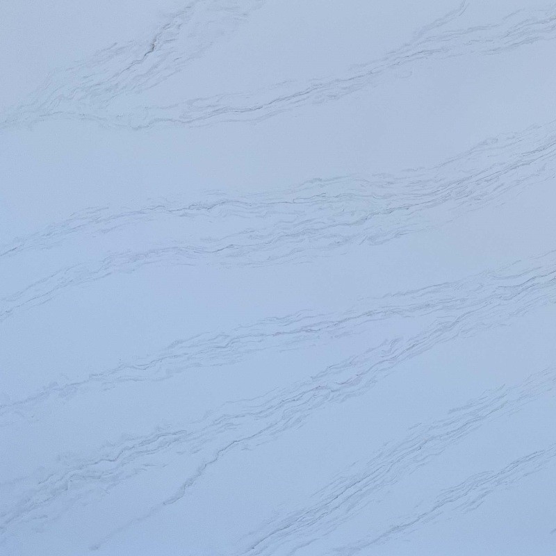 Low Cost Quartz Countertops 2/3cm White Counter Top Low Absorbency Bathroom Vanity