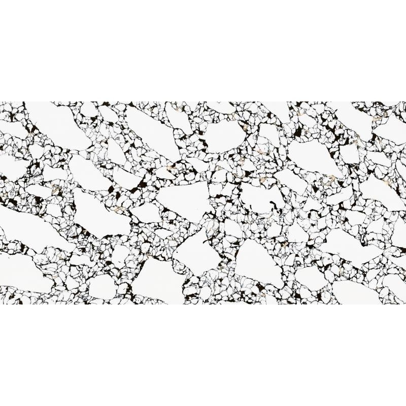 OLK9606 - Kitchen Worktops Black And White Stripe Best Price Popular Panda White Quartz