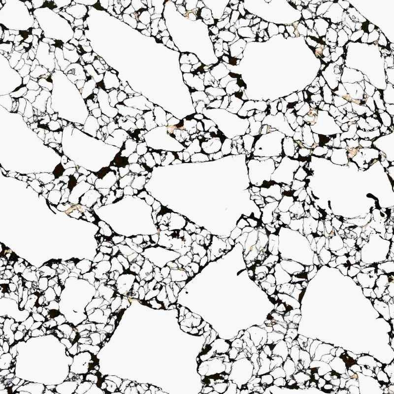 OLK9606 - Kitchen Worktops Black And White Stripe Best Price Popular Panda White Quartz