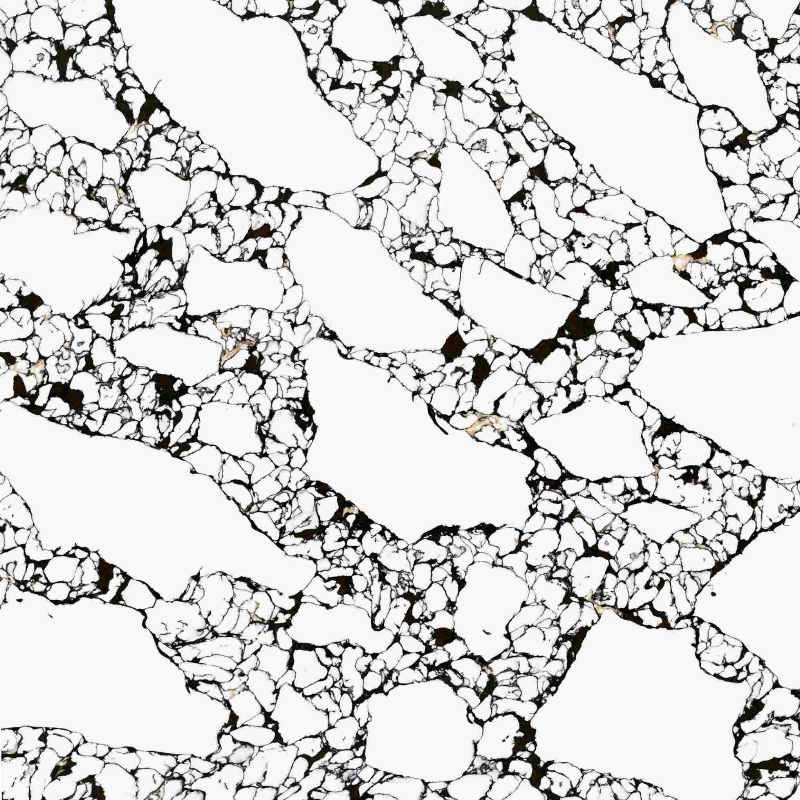 OLK9606 - Kitchen Worktops Black And White Stripe Best Price Popular Panda White Quartz