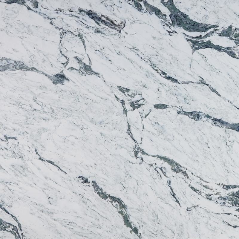 Blue Green Calacatta Maxed Colors Background Quartz Like Marble And Granite