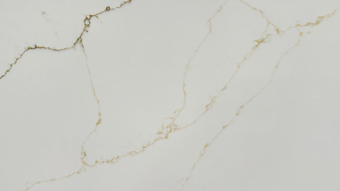 Super Jumbo Size OLK2335 Quartz Stone for Kitchen Platform with Recyclable Raw Materials and Antimicrobial Properties for Eco-Friendly Design