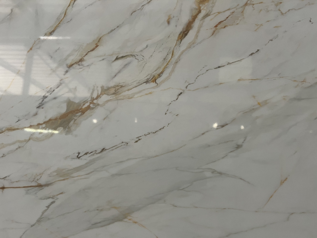 OLC510T Calacatta Gold Printed Stone Contractors And Wholesalers' Favorite Hd Inkjet Print Technology Slab